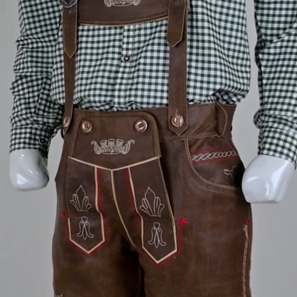 Mens Traditional Lederhosen Oktoberfest outfit
